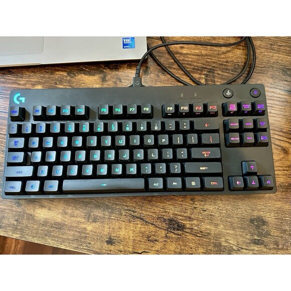 Logitech G PRO Mechanical Gaming Keyboard Portable Tenkeyless RGB Backlit Keys - Picture 2 of 8